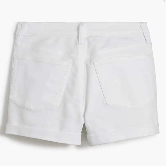 J.Crew Classic White Denim Shorts Size 33 - Picture 5 of 5